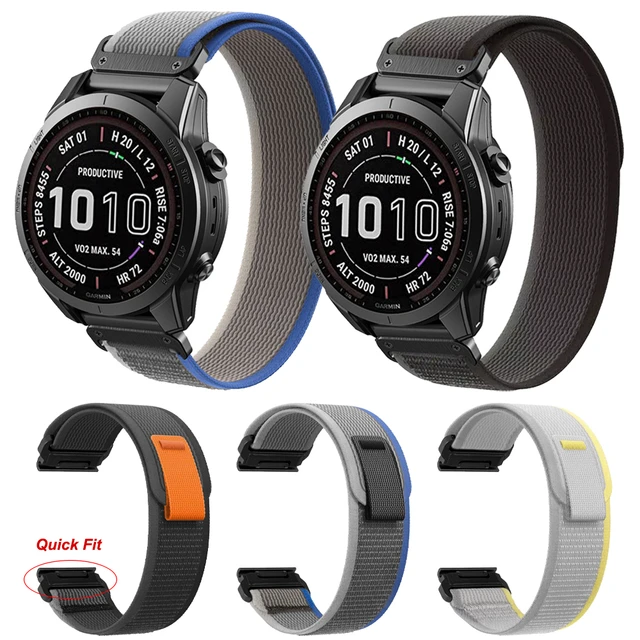 Garmin - Bracelet de montre Quick Fit 26mm - Garmin Fenix 6X GPS