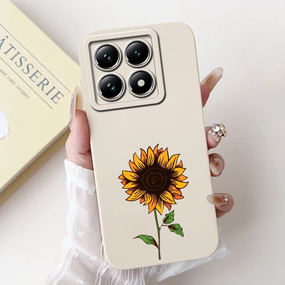 Luxury Sunflower Cartoon Girls Soft Silicone Phone Case