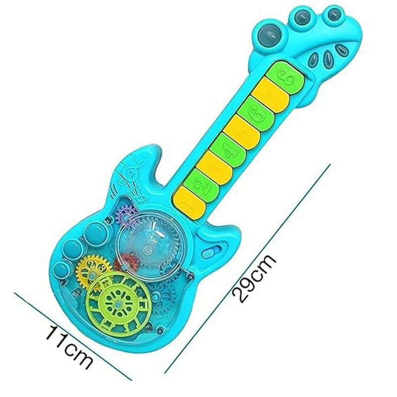 New-Musical Guitar For Toddlers, Musical Guitar With Flashing Lights And Sounds, Violin Played By Babies And Toddlers