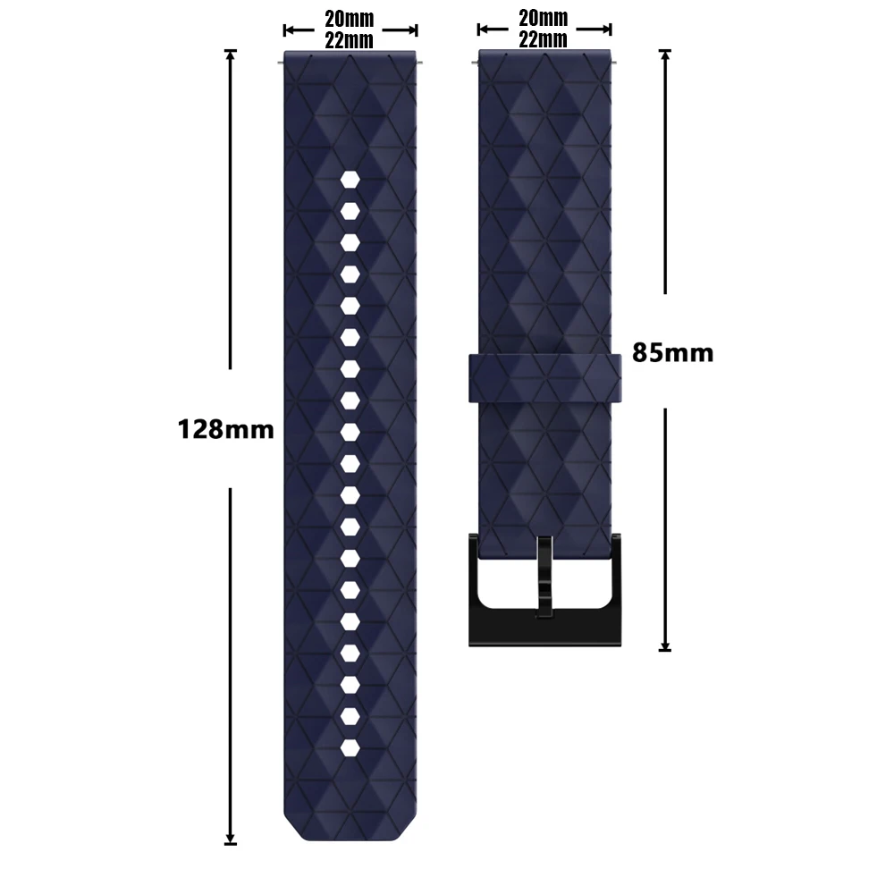 Versatile Silicone Sport Watch Strap – Premium Replacement Band