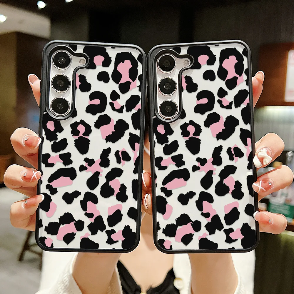 Leopard Print Matte Hard Shockproof Phone Case