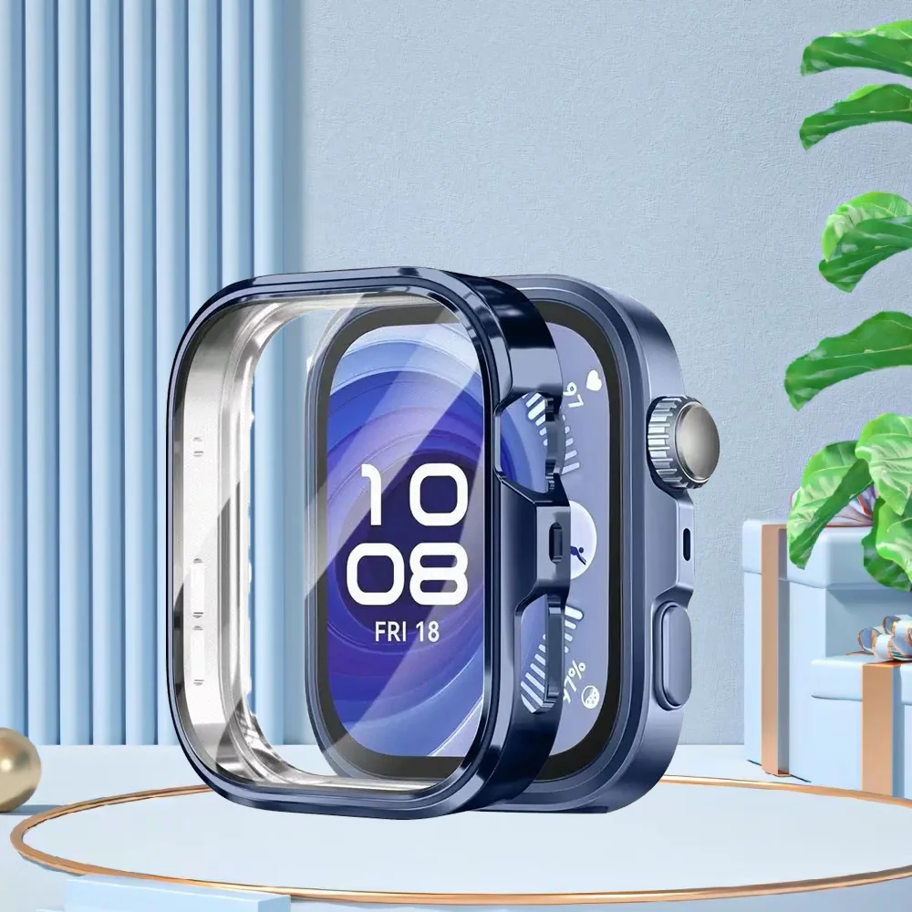 Full TPU Cover and Screen Protector Shell for Smartwatch - All-Around Bumper Case Accessories