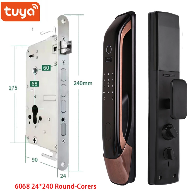 Cerradura Electrónica Tuya con Huella Inteligente WiFi Multifunción 5en1