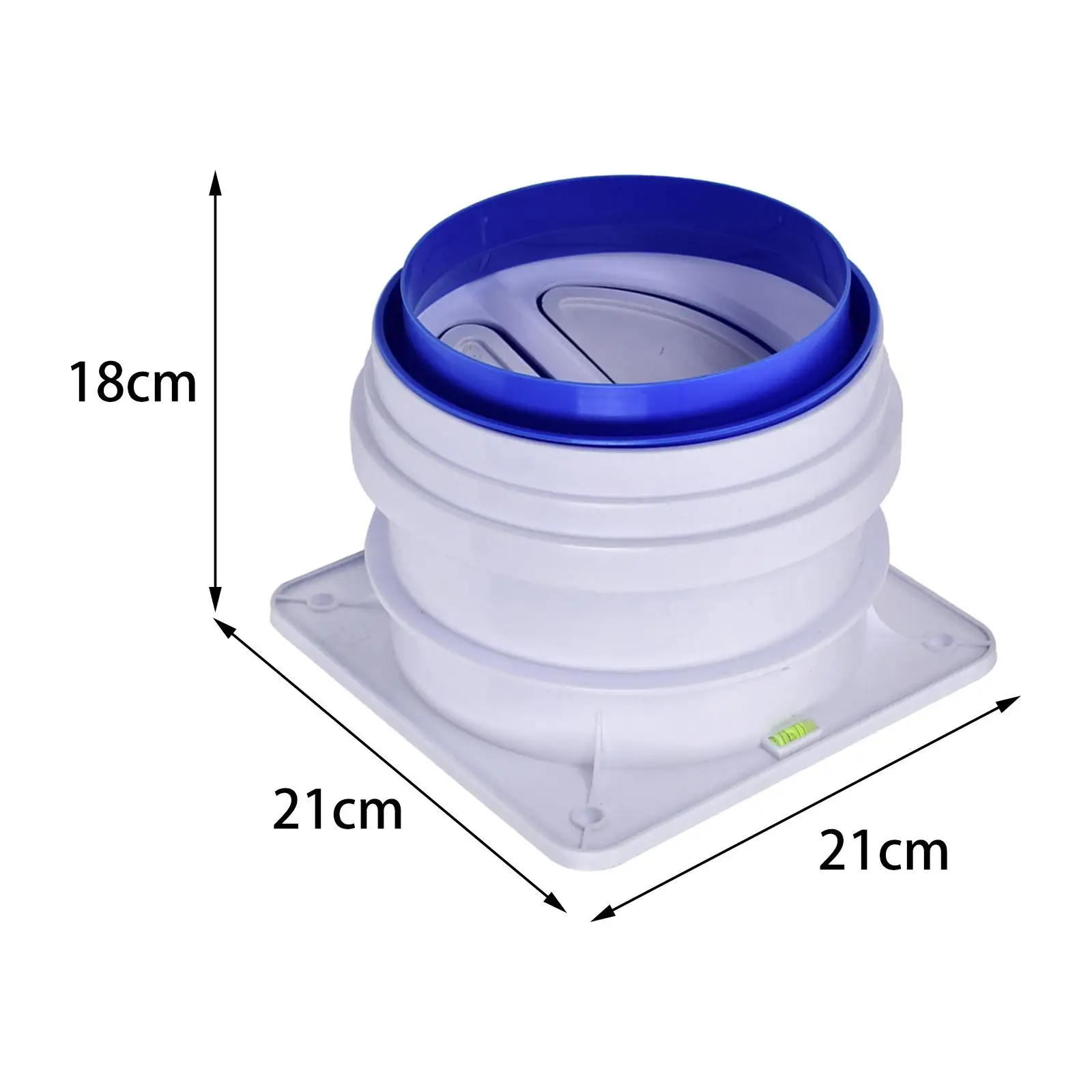 Backdraft Damper for Range Hoods Wall Shutter Duct Draft Stopper Flue