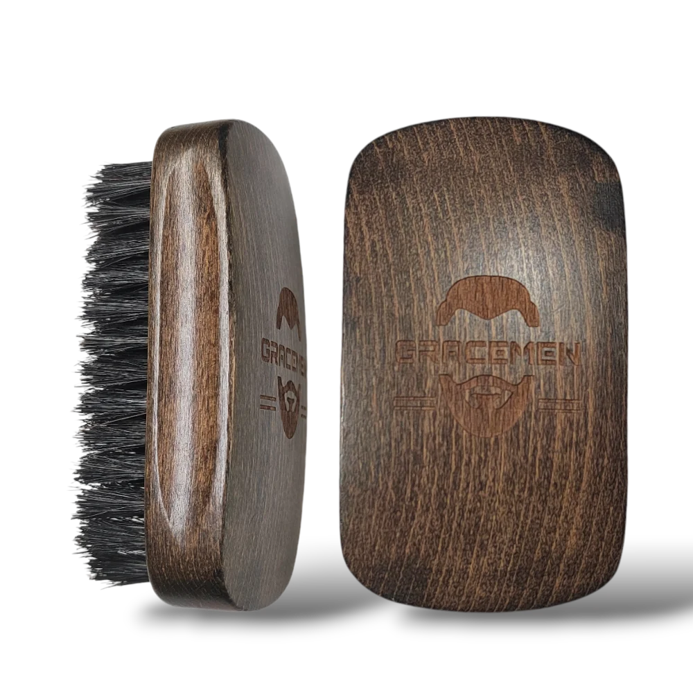 The Gracemen Premium Retro Beard Brush and Facial Brush for Men Boar and Nylon Bristles and Wooden Handle Great Gift to Man 6