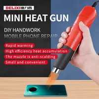 220V DIY Heat Gun Electric Power Tool Hot Air Gun Temperature Gun with Supporting Seat Shrink Plastic DIY Craft Tool 1