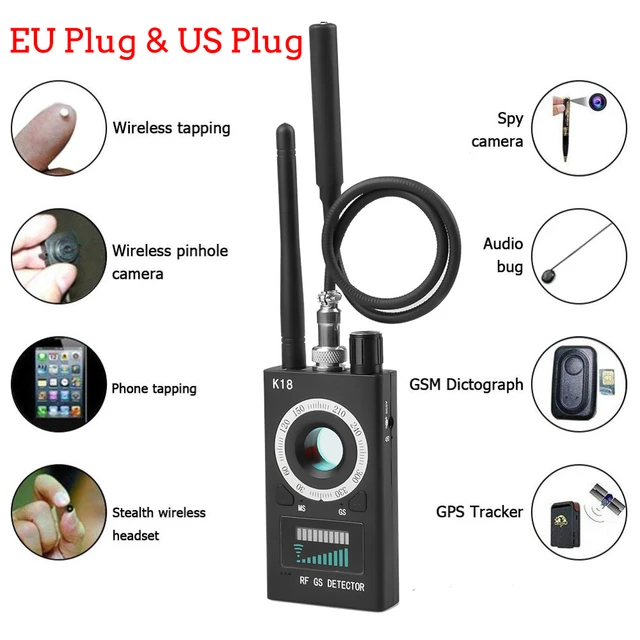 Détecteur de Signal GPS sans fil, dispositif Anti-espion, appareil  d'écoute, caméra, traceur de Bug, écoute GSM - AliExpress