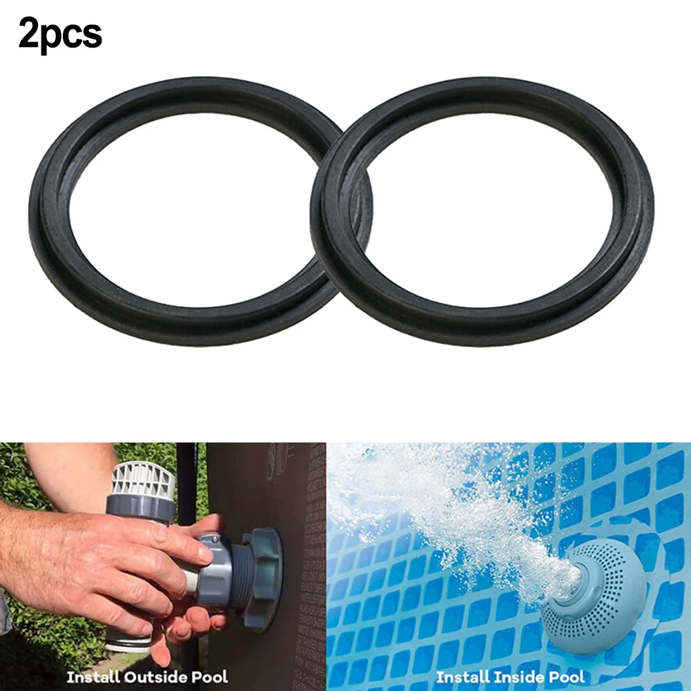 Swimming Pool Washer 2pcs 1/4" Step Washers For Intex 10745 Replacement Part For Swimming Pool Step Rubber Washer