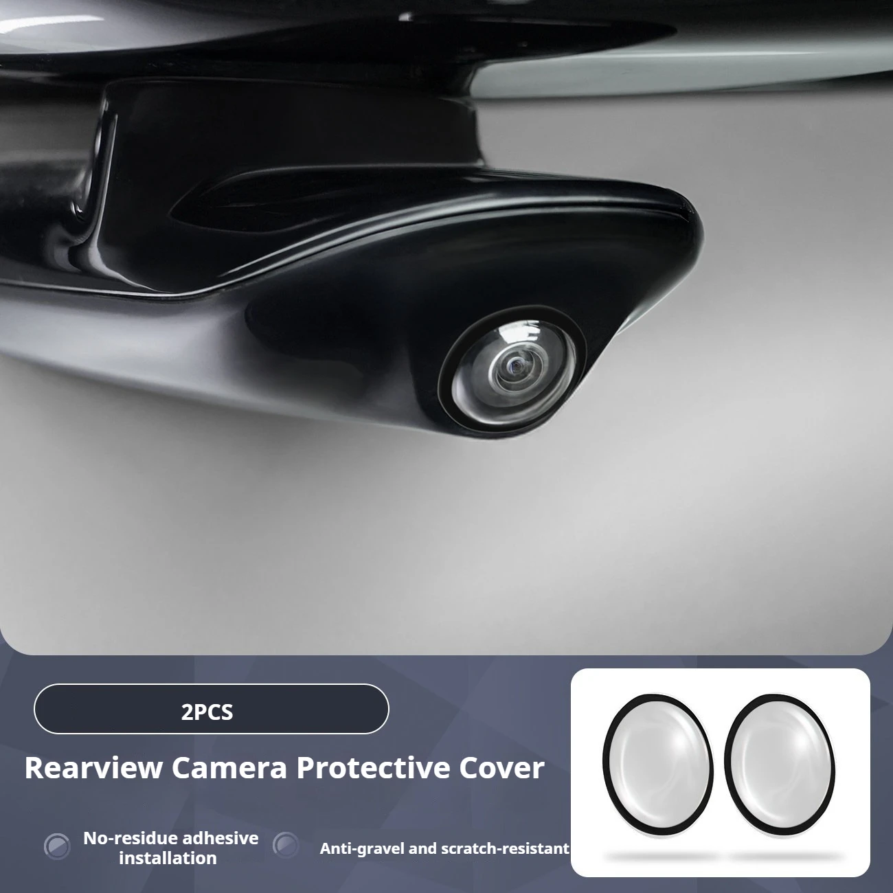 Car Camera Lens Protective Cover, 360° View Scratch-Resistant Guard