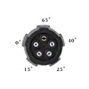 5 in 1 Nozzle Multifunctional Cleaning Machine Adjustable 0/15/25/40/65 1/4" Quick High Pressure Fan Shaped Car Wash Nozzle 3