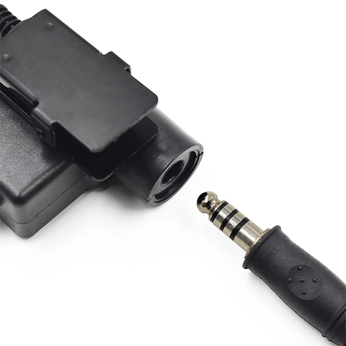 FUFU U94 7.0mm PTT 케이블 플러그 헤드셋 어댑터 2핀 (UV-5R UV-S9 Plus UV-82 AR-152 무전기용)