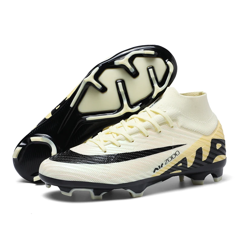 Men Soccer Shoes Long Spikes Outdoor Football Boots Training Adult Kids Sport Footwear Sneakers Non Slip Training Unisex football shoes