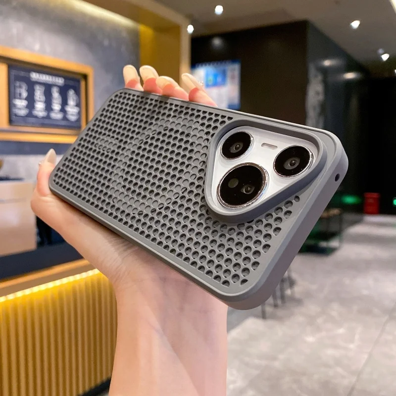Matte Cooling Honeycomb Grid Magnetic Case - Pure Hard Cover