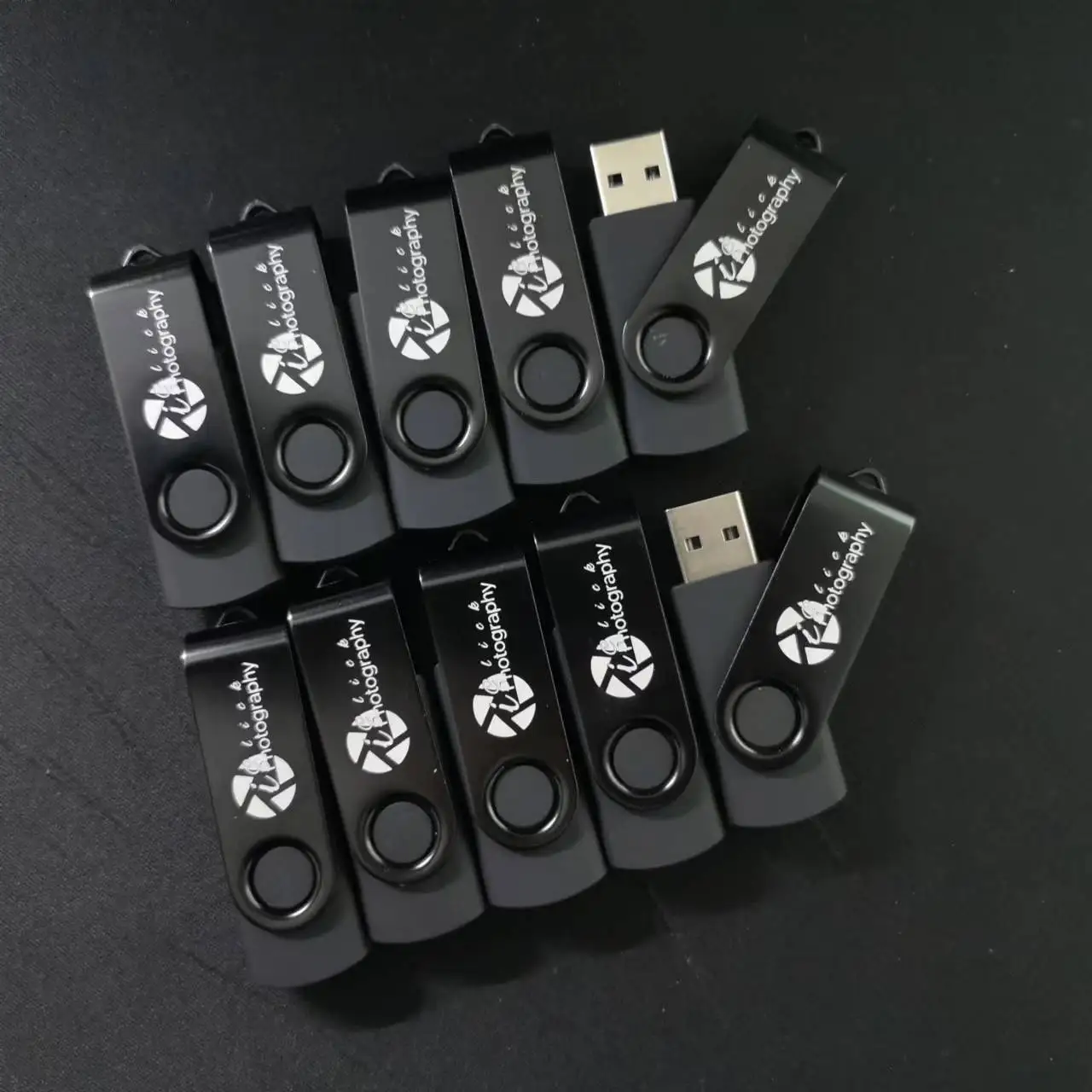 Custom Logo Free 2.0 USB Flash Drive Usb 4GB 8GB 32GB 64GB Pendrive 2GB 1GB Photography Gift Memory stick 50pcs/lot Flash Drive Usb Flash Drive