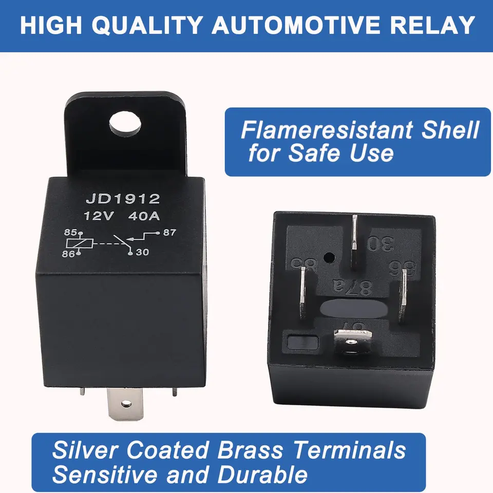 896-1CH-D1 12VDC 40A Automotive Relay - High Power 5-Pin SPDT, Compatible With HFV4 012-1Z6SGR For Cars & Trucks - View #7