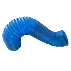 Universal Flexible Cold Air Intake Hose (Blue  76mm Diameter)