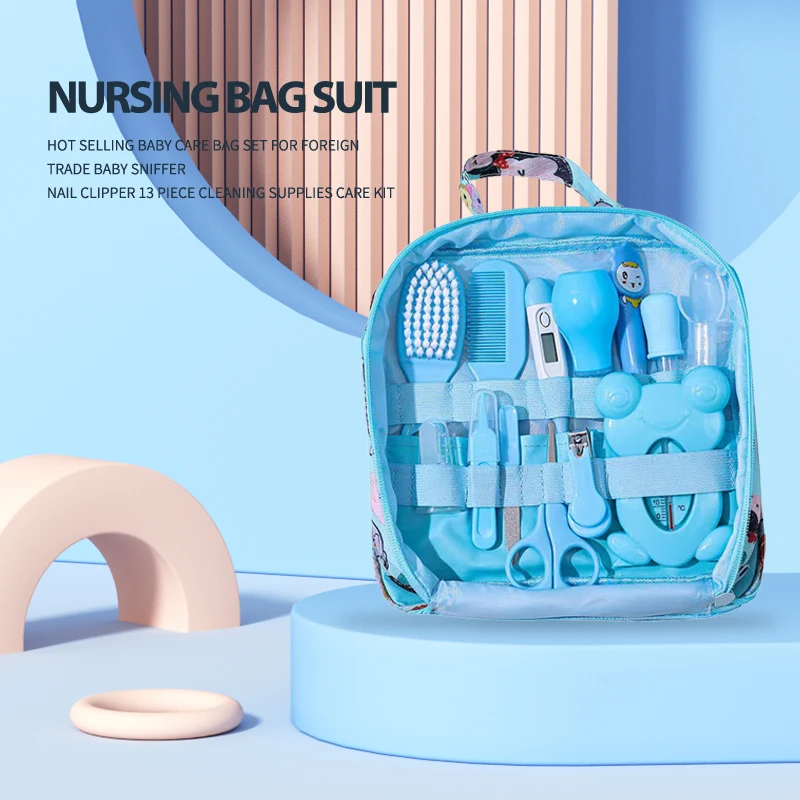 13-Pack Baby Care Kit Baby Hygiene Kit Items Babies Accessories Newborn Care Complete Professional Nursing Tools Mother Kids baby care kit