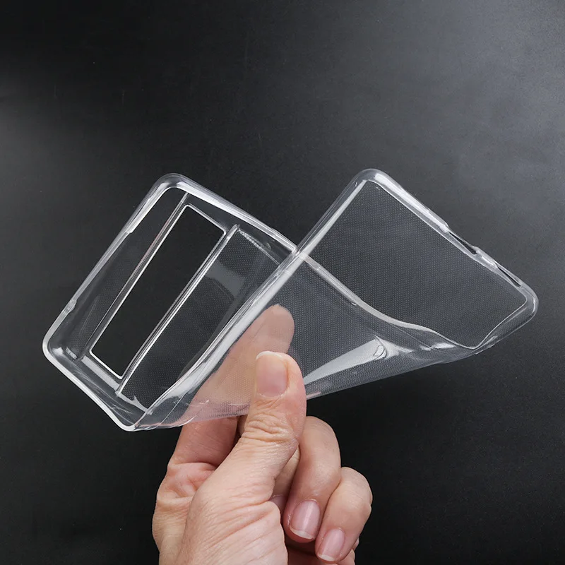 Shockproof TPU Bumper Clear Anti-Fingerprint Phone Case