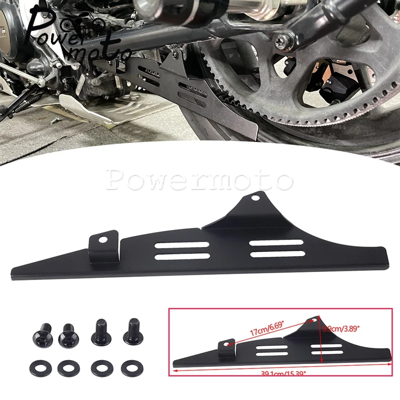 

1Set Motorcycle Aluminum Lower Belt Guard Cover Protector Chain Decorative Guards For Harley Sportster S 1250 RH1250S 2021-2023