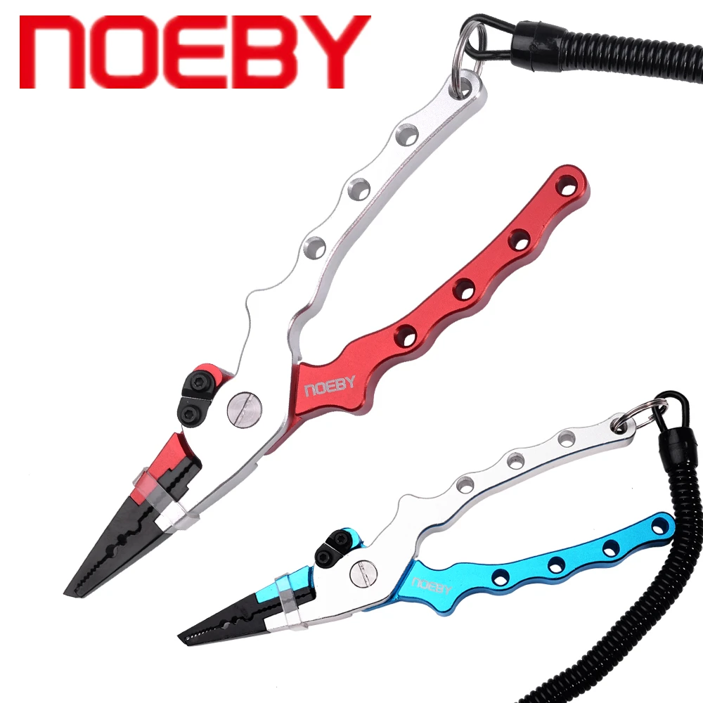 

Рыболовные плоскогубцы NOEBY, рыболовные инструменты из нержавеющей стали для приманки, резак для лески, многофункциональные ножницы для узлов, съемник крючков, рыболовное оборудование