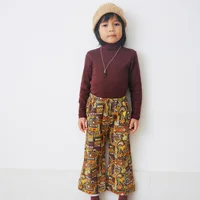 Children's base shirt 2024 MP Autumn/Winter vintage girls sweet tie with butterfly collar long sleeve T-shirt girls TOPS 4