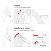 Piececool Model Tool Kit - Clipper - Needle Nose Pliers Round Auxiliary for DIY 3D Jigsaw Metal Puzzle 2