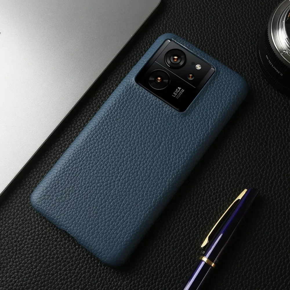 Handmade Premium Genuine Leather Shockproof Phone Case - Retro Style