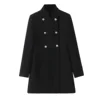 2024 autumn new women's clothing style fashionable European and American style double breasted coat jacket