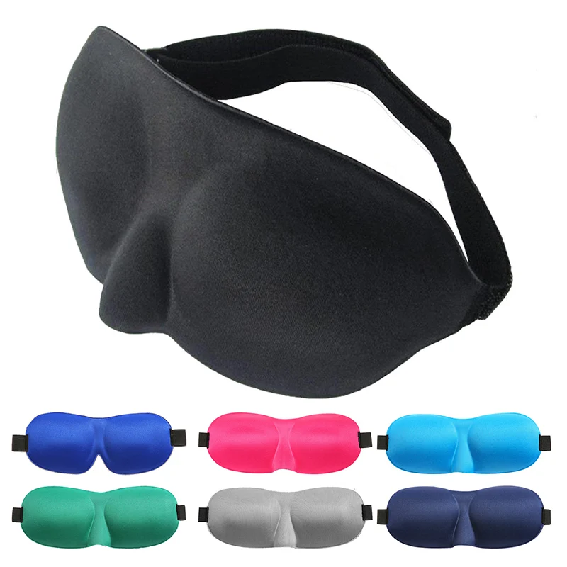 

Sleep Mask Upgraded 3D Contoured 100% Blackout Eye Mask for Sleeping with Adjustable StrapComfortable & Soft Night Blindfold New