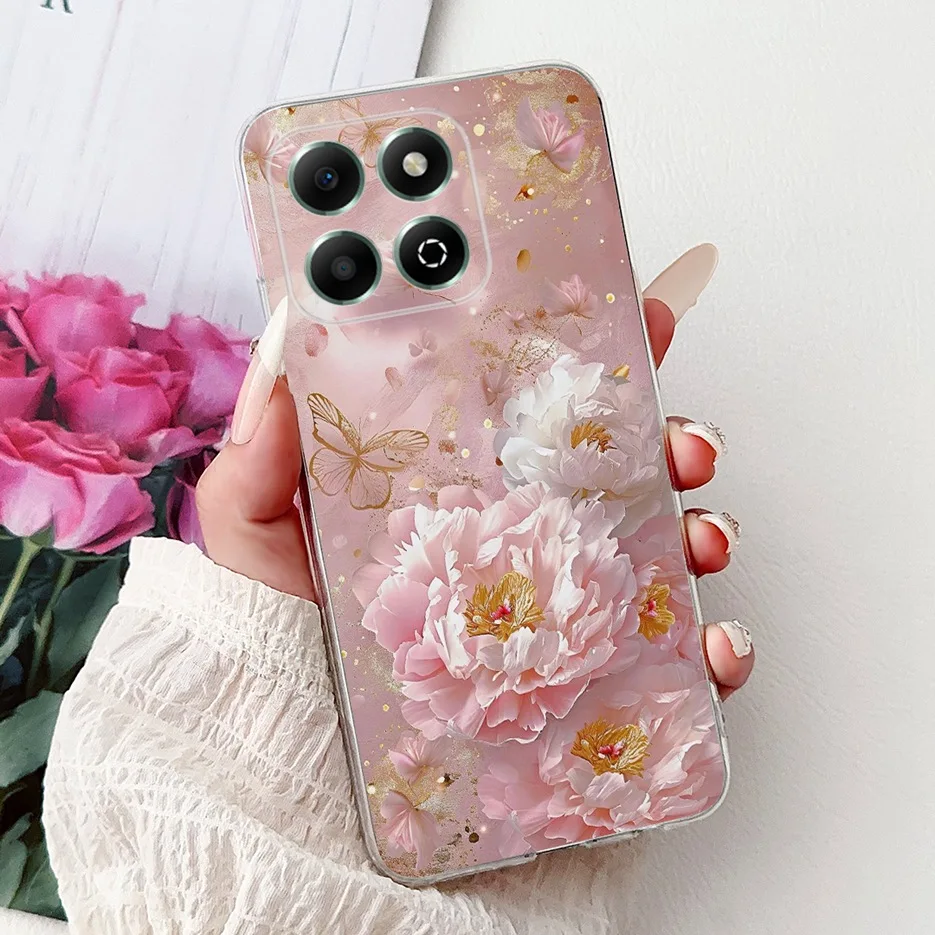 Colorful Flowers Painted Soft Silicone Case