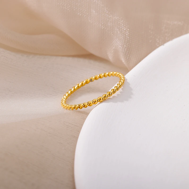 Simple Stainless Steel Finger Ring For Women