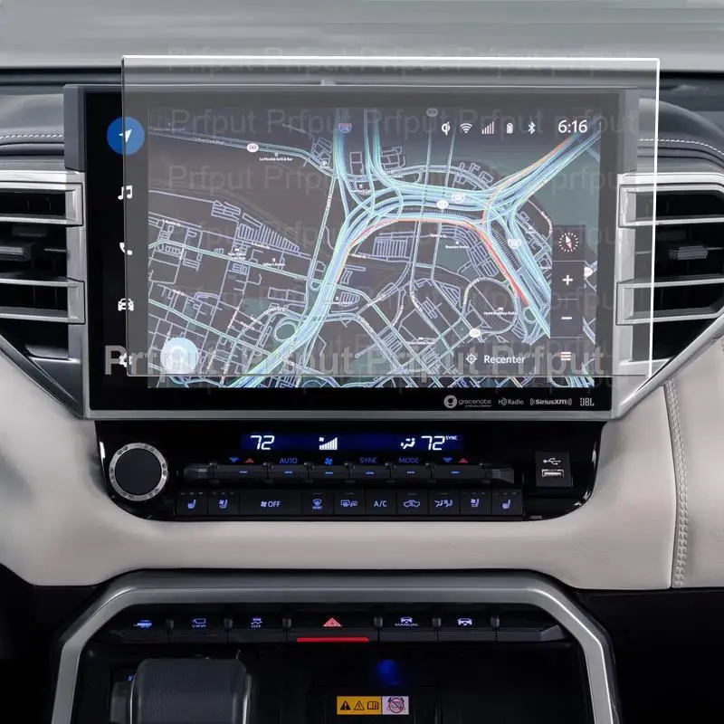 

Защитная пленка для экрана из закаленного стекла для Toyota Sequoia 2023, 2024, 14 дюймов, защита для автомобильной системы связи, радио, GPS-навигации