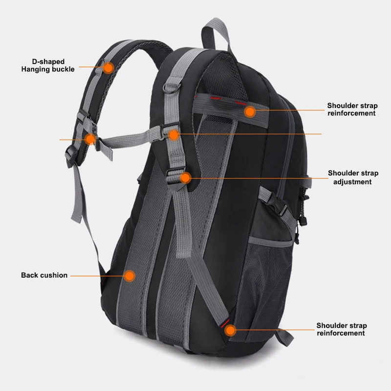 Unisex Travel Backpack Outdoor Climbing Bag for Women and Men Hiking Camping Luggage Backpacks Student School Bag Computer Bags 6