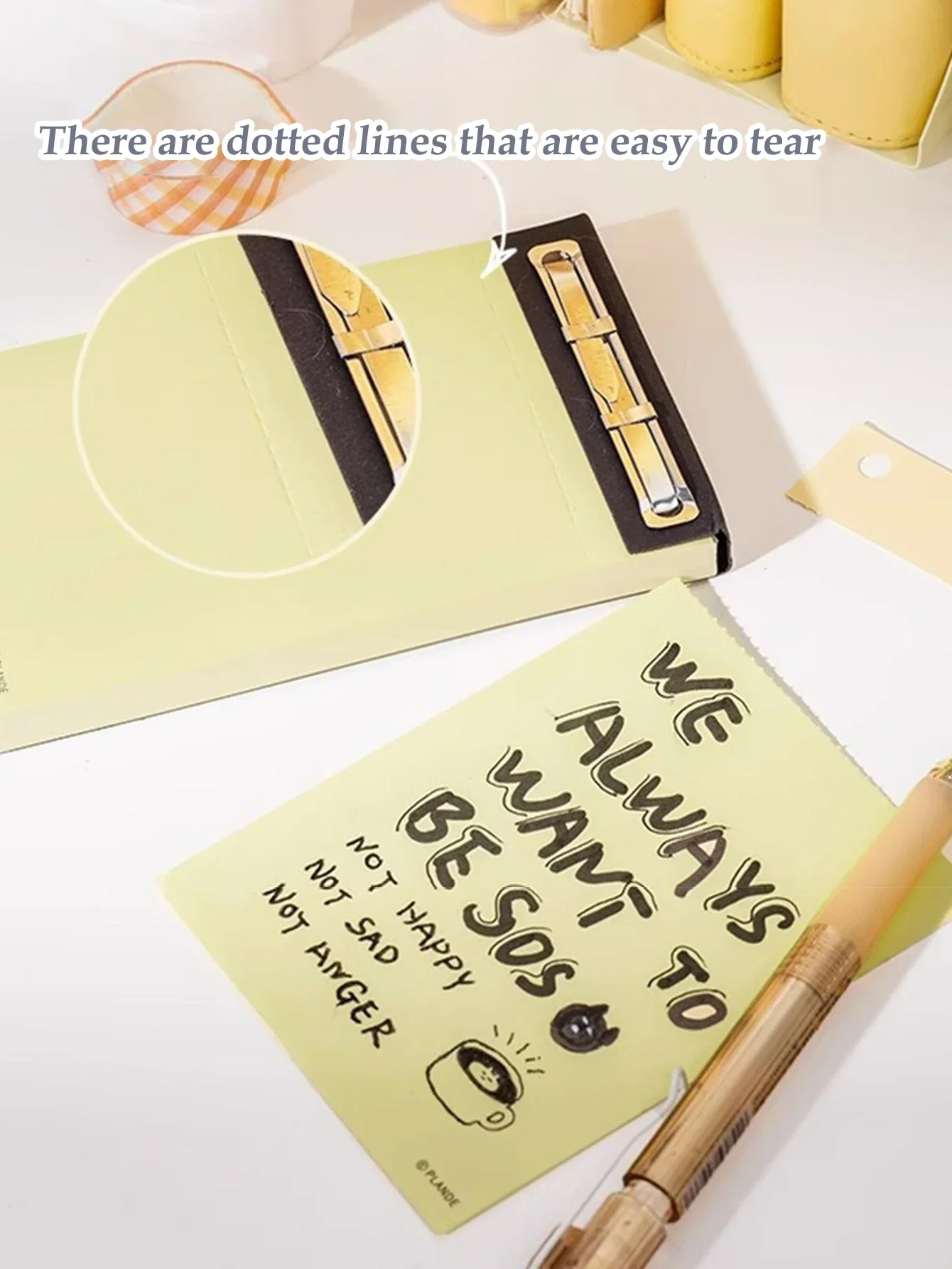 Notepad Memo Pad - 75 Sheets Tear-Off Non-Adhesive Pocket Notebook