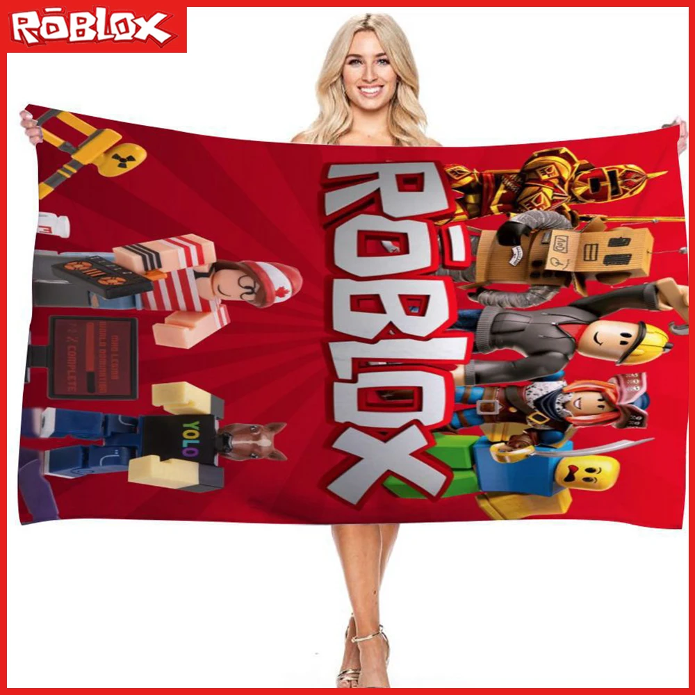 2023, пляжное полотенце Roblox с мультяшным принтом, из микрофибры, с защитой от песка, 75*150 см, банное полотенце для спа, женское, креативный подарок на день рождения (art.: 3920c3ee5331f) - 3920c3ee5331f