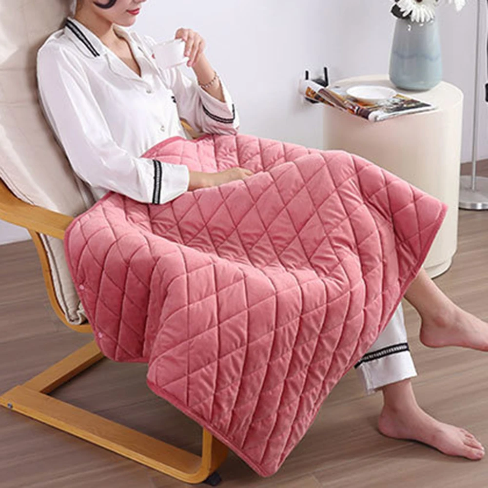 Description Picture 5 of itemUSB Electric Heating Blanket Shawl 5V Portable Wireless Electric Heating Pad Waterproof Electric Heated Warm Mat for Home Office
