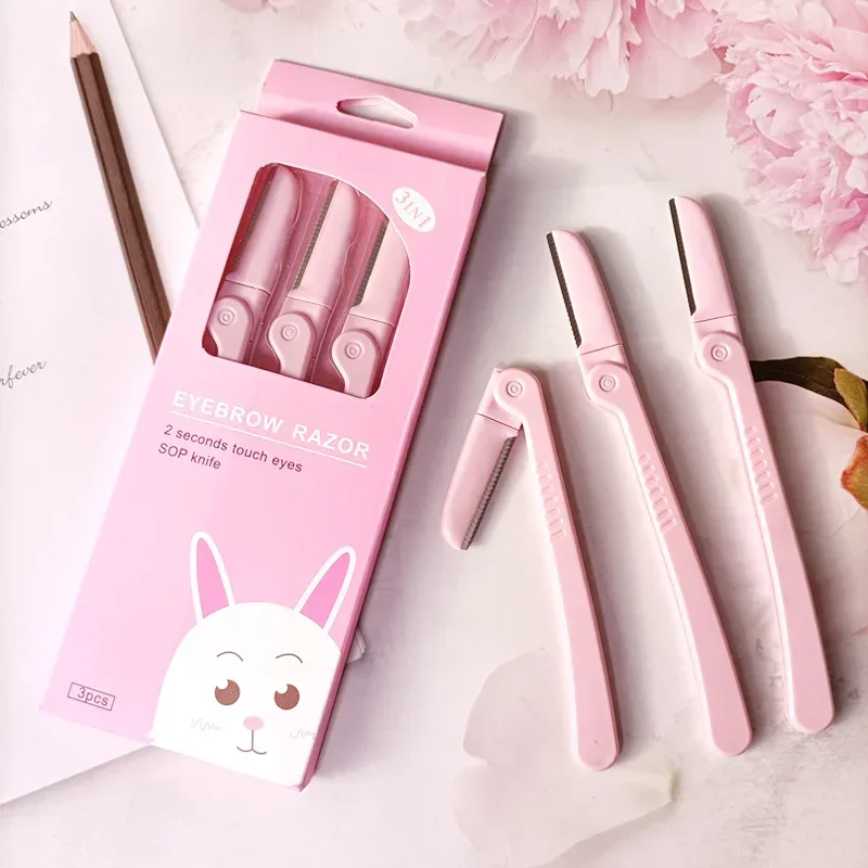 Women Face Care Hair Removal Tool Makeup Shaver Knife Eyebrow Trimmer Safe Shaving Rezors (3pcs/lot) for eyebrow trimmer set,eyebrow trimmer,eyebrow razor set,eyebrow razor,eyebrow trimmer blade