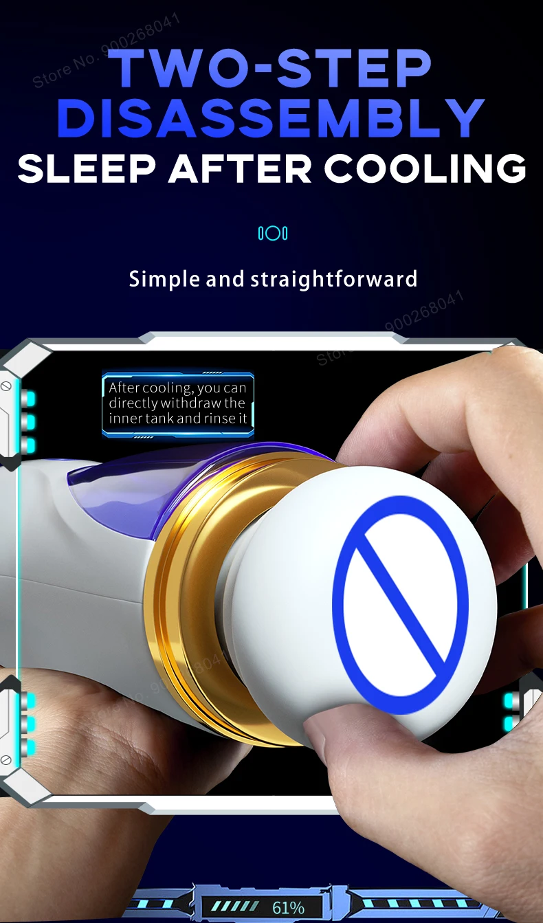 Masturbatore maschile con aspirazione automatica della spinta, giocattolo del sesso con vibratore telescopico per aspirazione, per uomini, pompino con tazza di masturbazione_voghion.com