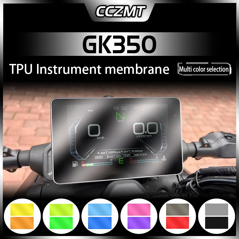 FOR ZONTES GK 350 GK350 Motorcycle TPU Instrument Speedometer Protection Film Accessories