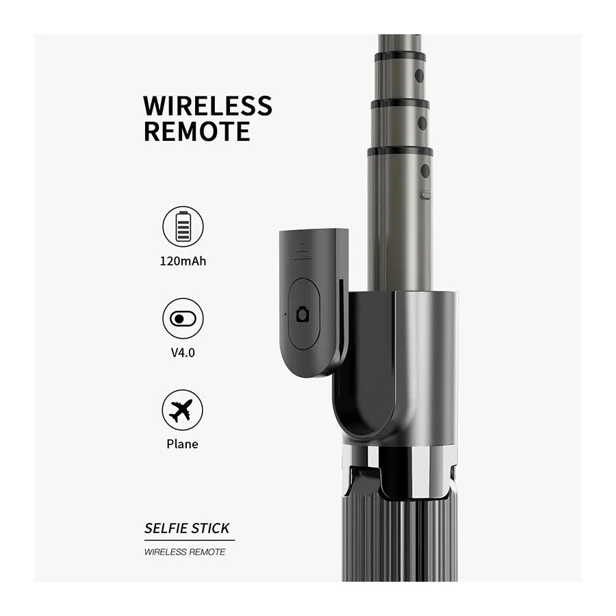 L08 1-Axis Handheld Gimbal Stabilizer Wireless Bluetooth Remote Smartphone Live Broadcast VLOG Selfie Stick Tripod Standfor