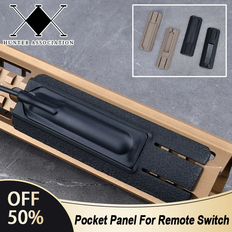 

Tactical Airsoft M300 M600 Scar Pocket Panel For Remote Switch DBAL PEQ NGAL CQBL Laser sight Flashlight 20mm Rail Accessories