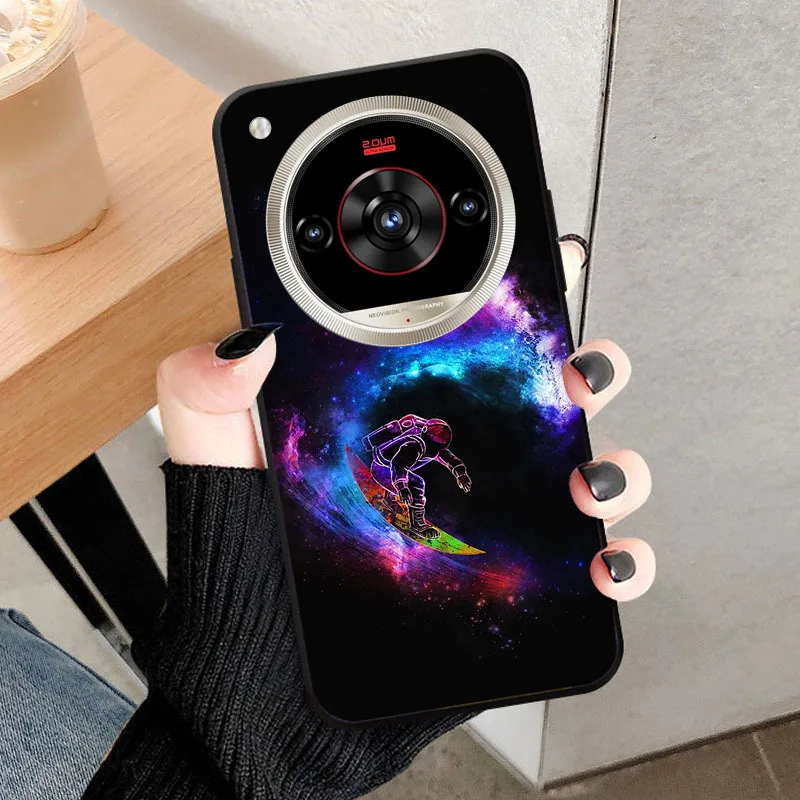 ZTE Nubia Focus 2 Ultra Cool Wolf Lion Silicone Soft TPU Back Cover Case