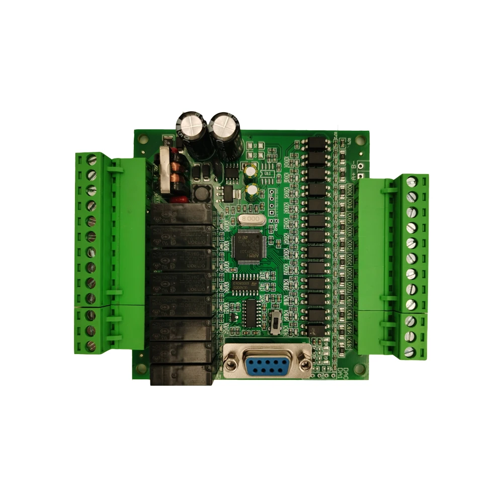 PLC Industrial Programmable Controller 1N-20MR Relay Module with Case DC Programmable Logic Controller FX1N 32MCU