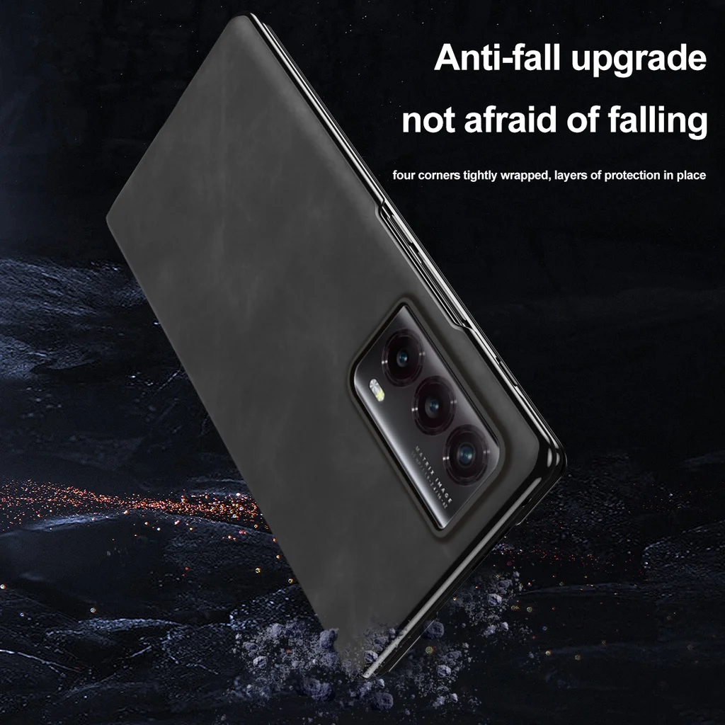 PU Leather Pattern Case For Honor Magic Vs2 Flip Full Protection Stand Phone Case With Pen Slot