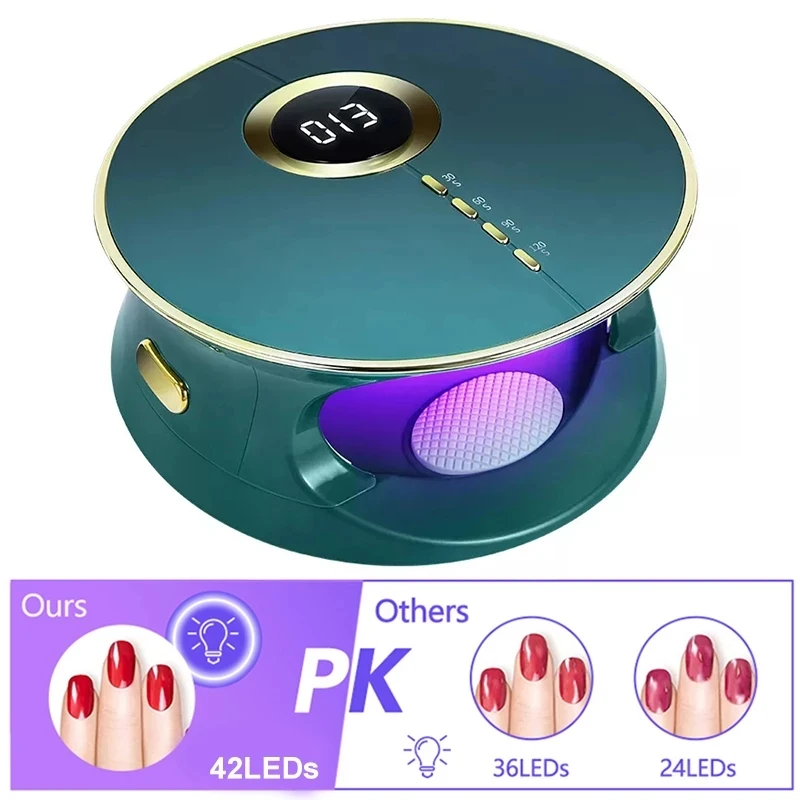 Lampada LED per unghie 168W Lampada professionale a secco UV Gel Smalto per unghie Asciugatura rapida Attrezzatura per salone d'arte Tutte le forniture per manicure_voghion.com