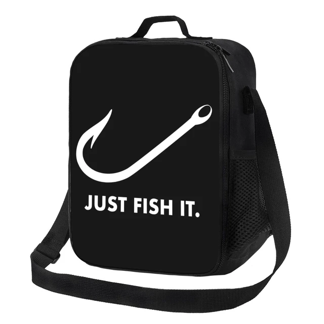 Nike Just Do It Bumper Sticker Fuel Pack Lunch Box Black Insulated Snack Bag