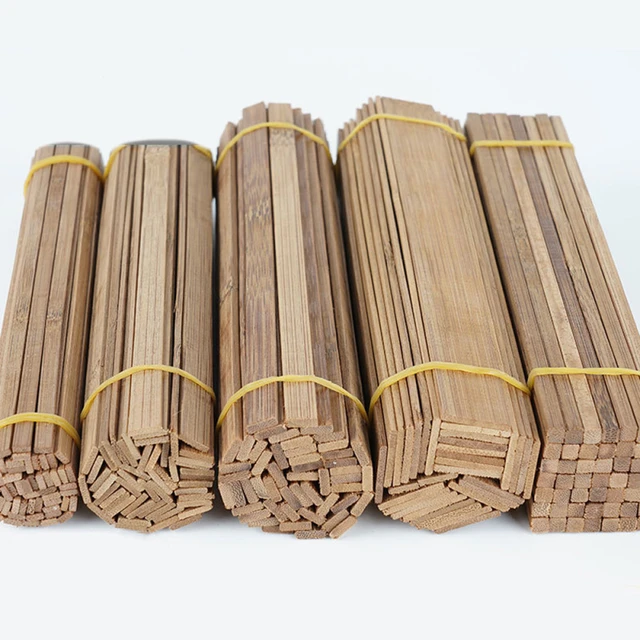 50/100pcs Wooden Craft Sticks Bulk Bamboo Sticks Crafting Wood Dowels Round  Bamboo bar - AliExpress