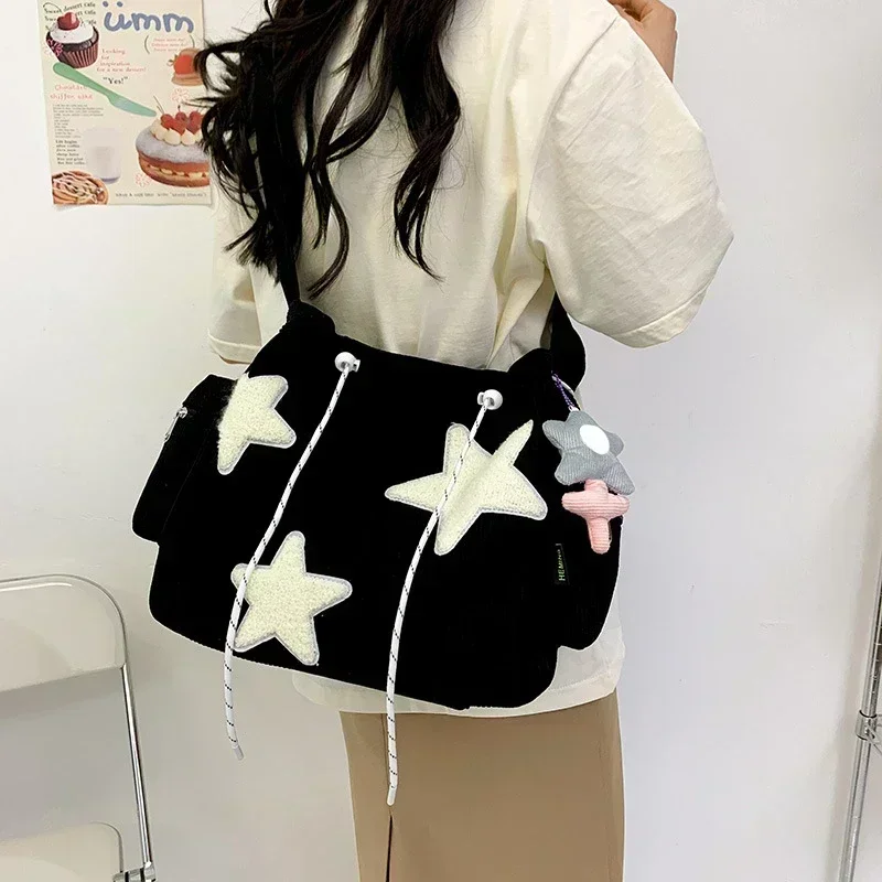 【Kashiko】 Aesthetic Print shoulder Bag Kashiko Aesthetic Print shoulder Bag