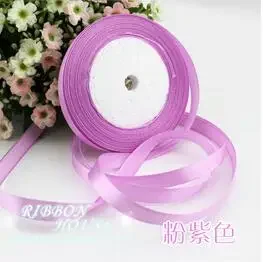 Luxurious Pink Silk Satin Ribbon – 22m x 10mm for Elegant Decorations & Gift Wrapping