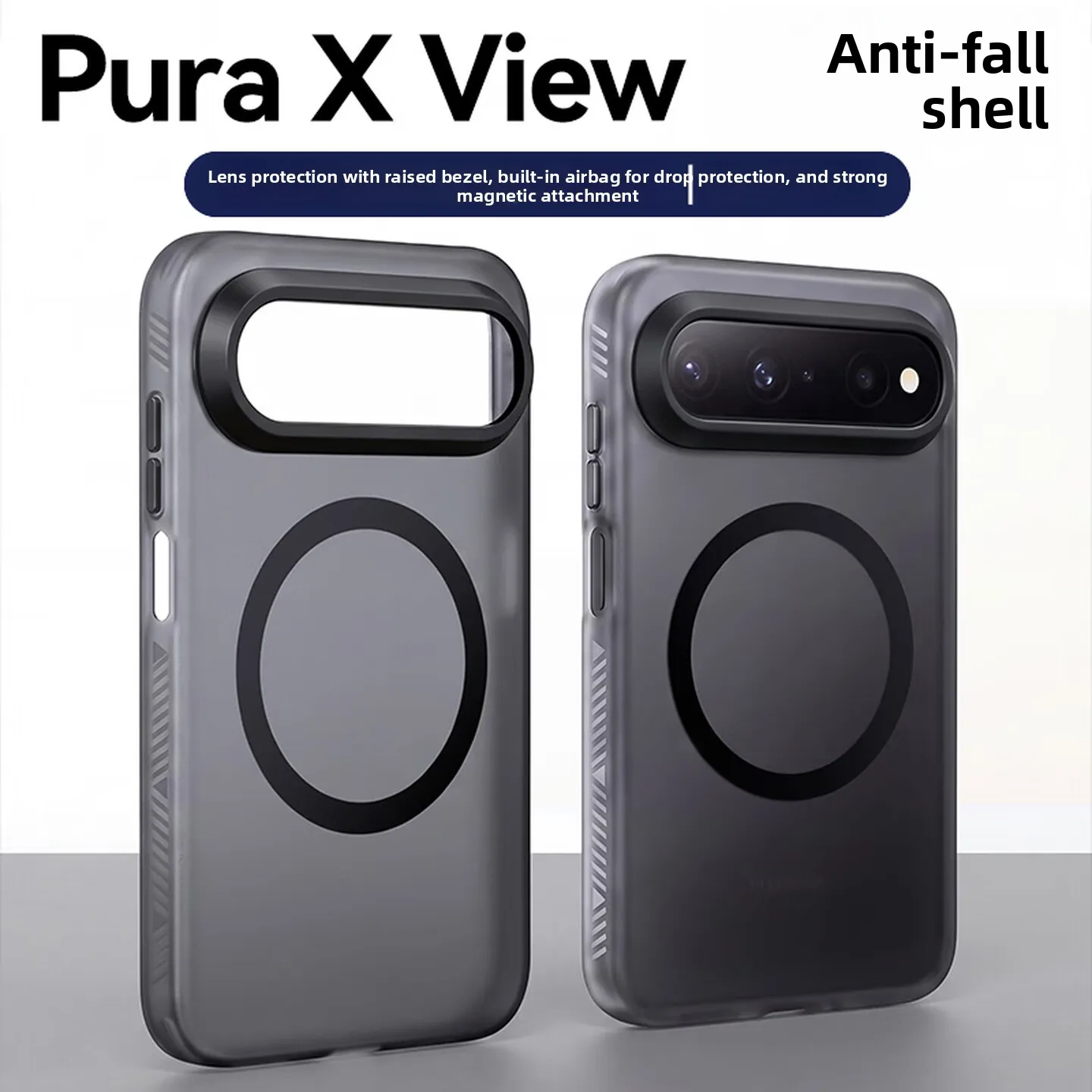 Matte Frosted Shield Translucent Magnetic Skin-Friendly Acrylic Armor Back Cover Case